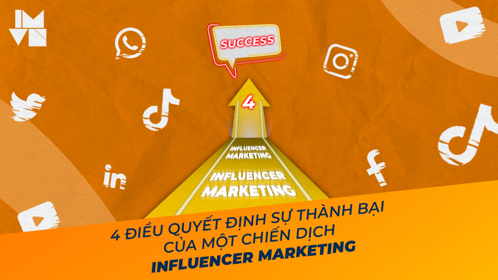 4 điều quyết định sự thành bại của một chiến dịch Influencer Marketing
